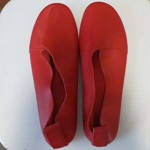 Maiernisi Jessi Red Women's Leather Flats